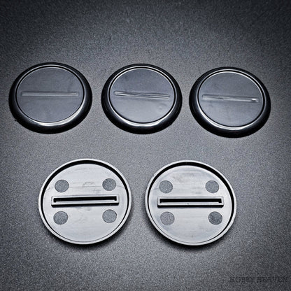 40mm Wide Lip Round Plastic Bases