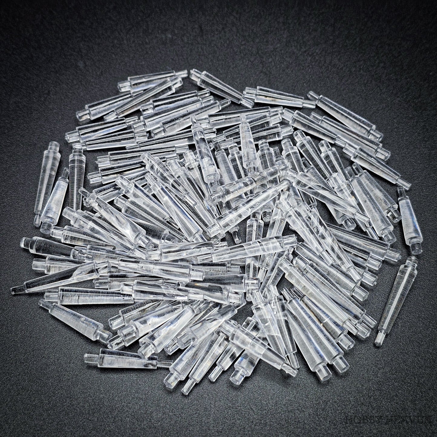 32mm Round Flying Clear Plastic Base