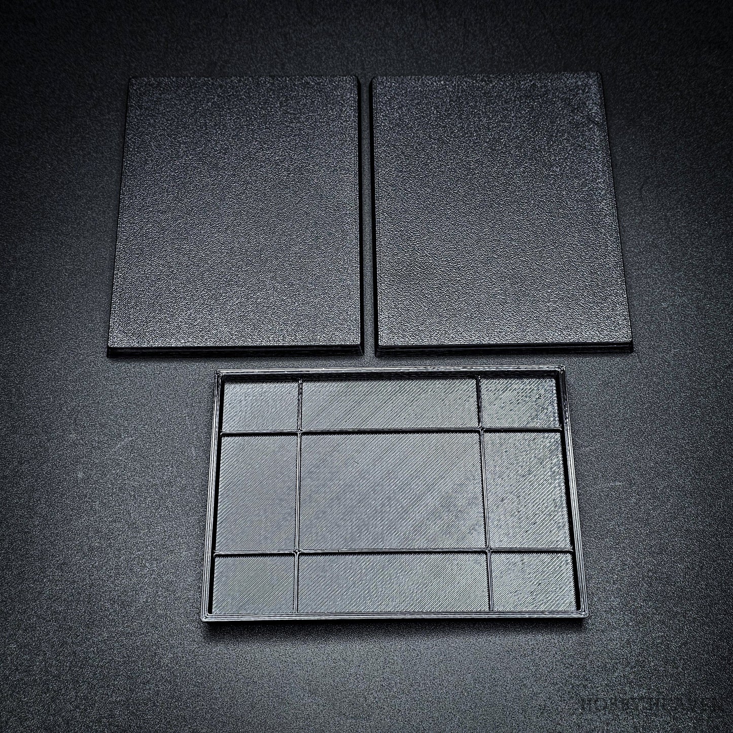 100x75mm Rectangle Plain Plastic Bases 3d Print