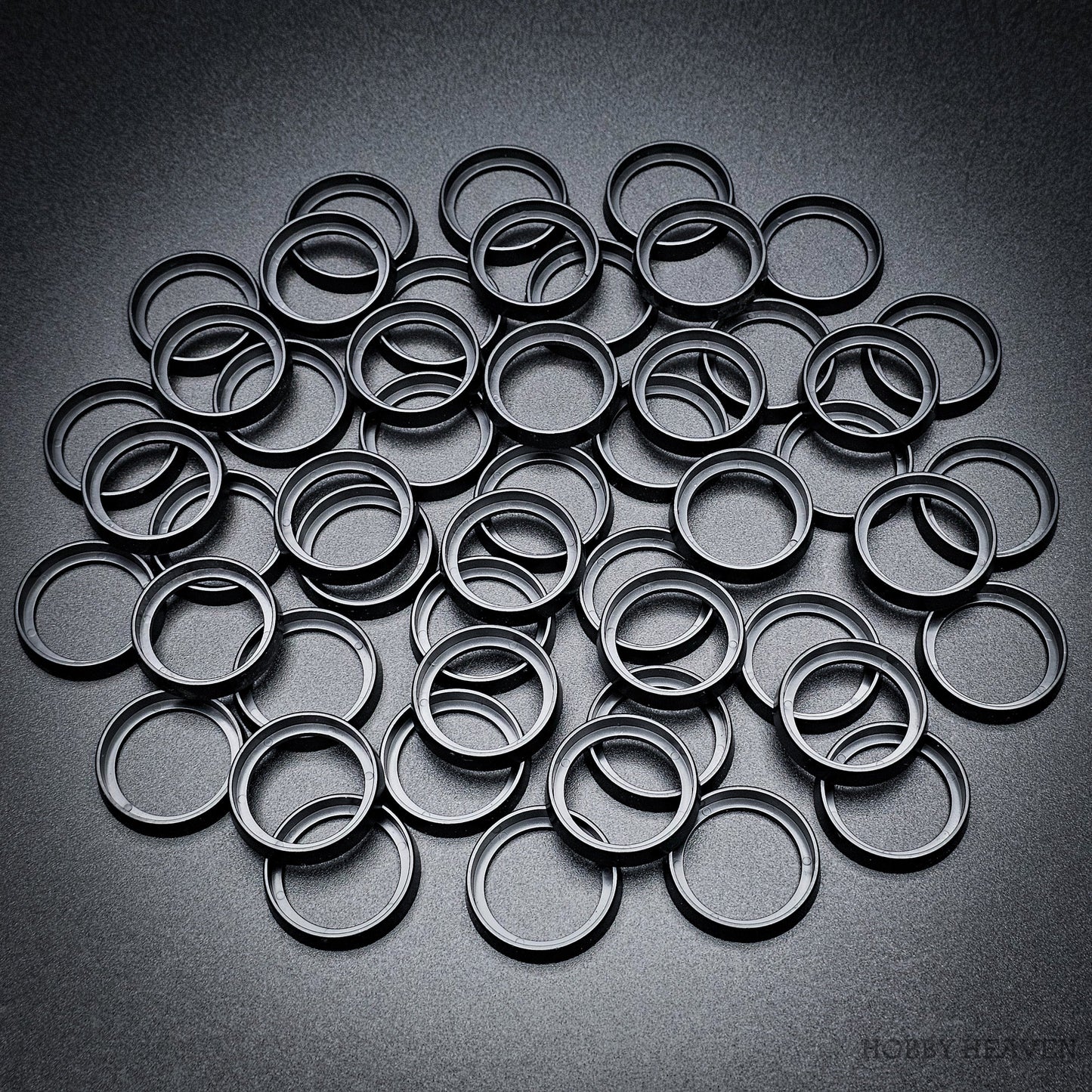 25mm to 28mm Round Base Converters ABS Plastic