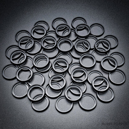 25mm to 28mm Round Base Converters ABS Plastic