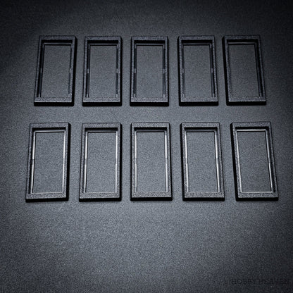 50x24mm to 60x30mm Rectangle Bases Converters ABS Plastic