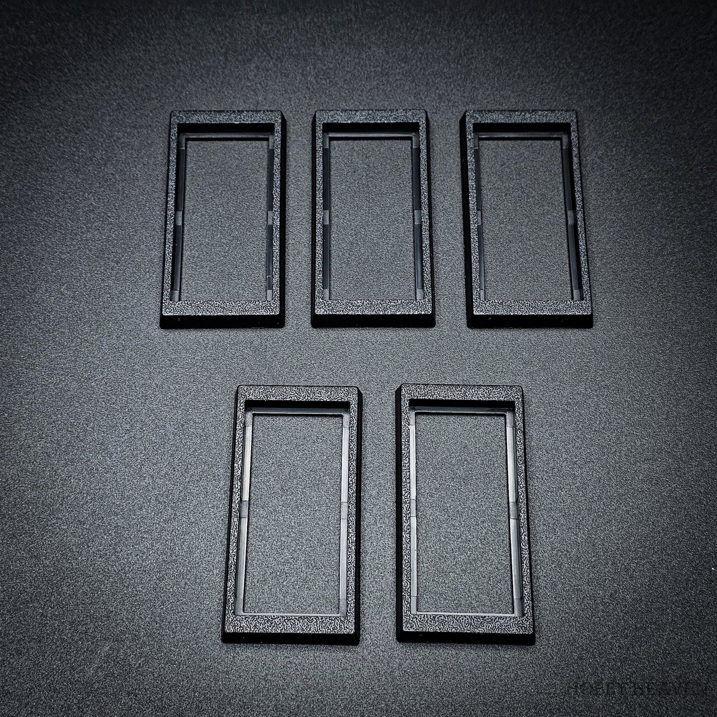 50x24mm to 60x30mm Rectangle Bases Converters ABS Plastic