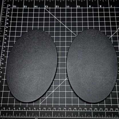 170x105mm Oval Plain Plastic Bases