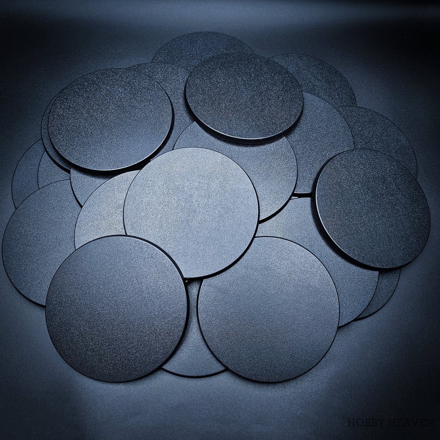 130mm Round Plain Plastic Bases