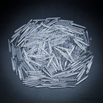 60mm Round Flying Bases – Clear Plastic Stands for Sci-Fi & Fantasy Wargaming Miniatures