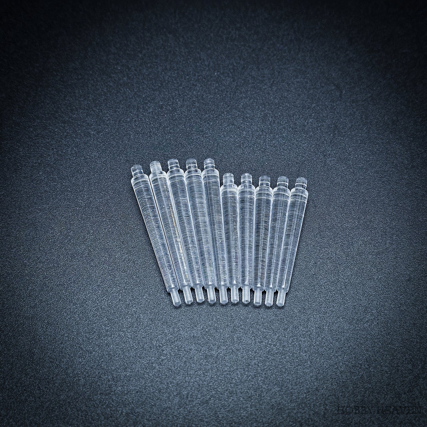 60mm Round Flying Bases – Clear Plastic Stands for Sci-Fi & Fantasy Wargaming Miniatures