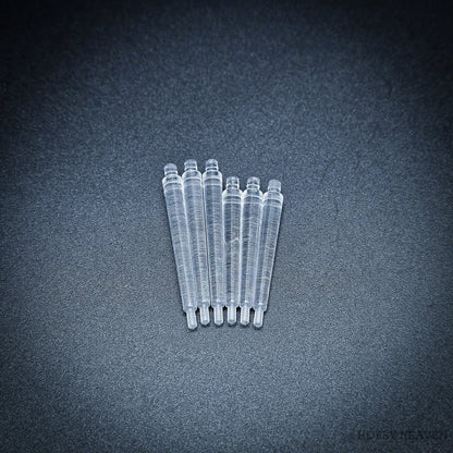 60mm Round Flying Bases – Clear Plastic Stands for Sci-Fi & Fantasy Wargaming Miniatures