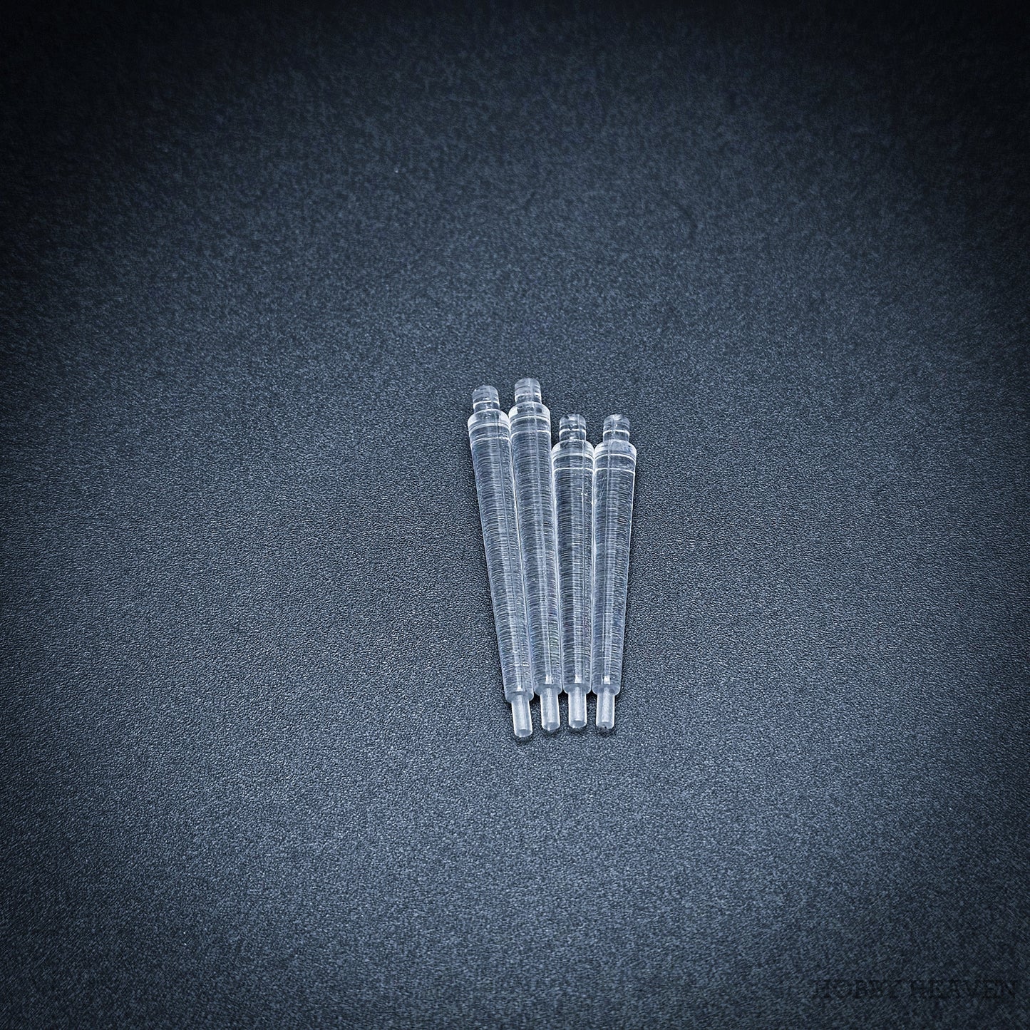 60mm Round Flying Bases – Clear Plastic Stands for Sci-Fi & Fantasy Wargaming Miniatures