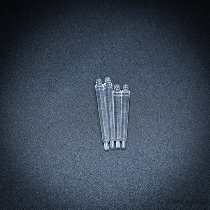 60mm Round Flying Bases – Clear Plastic Stands for Sci-Fi & Fantasy Wargaming Miniatures
