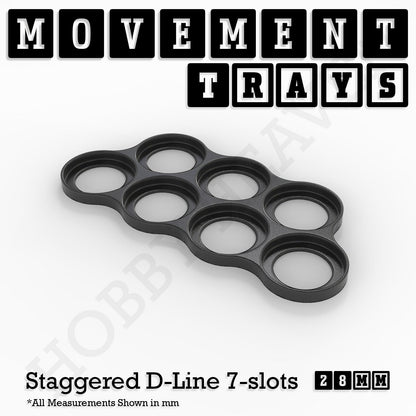 28mm Movement Trays for Tabletop Games | Wargaming | Full Range