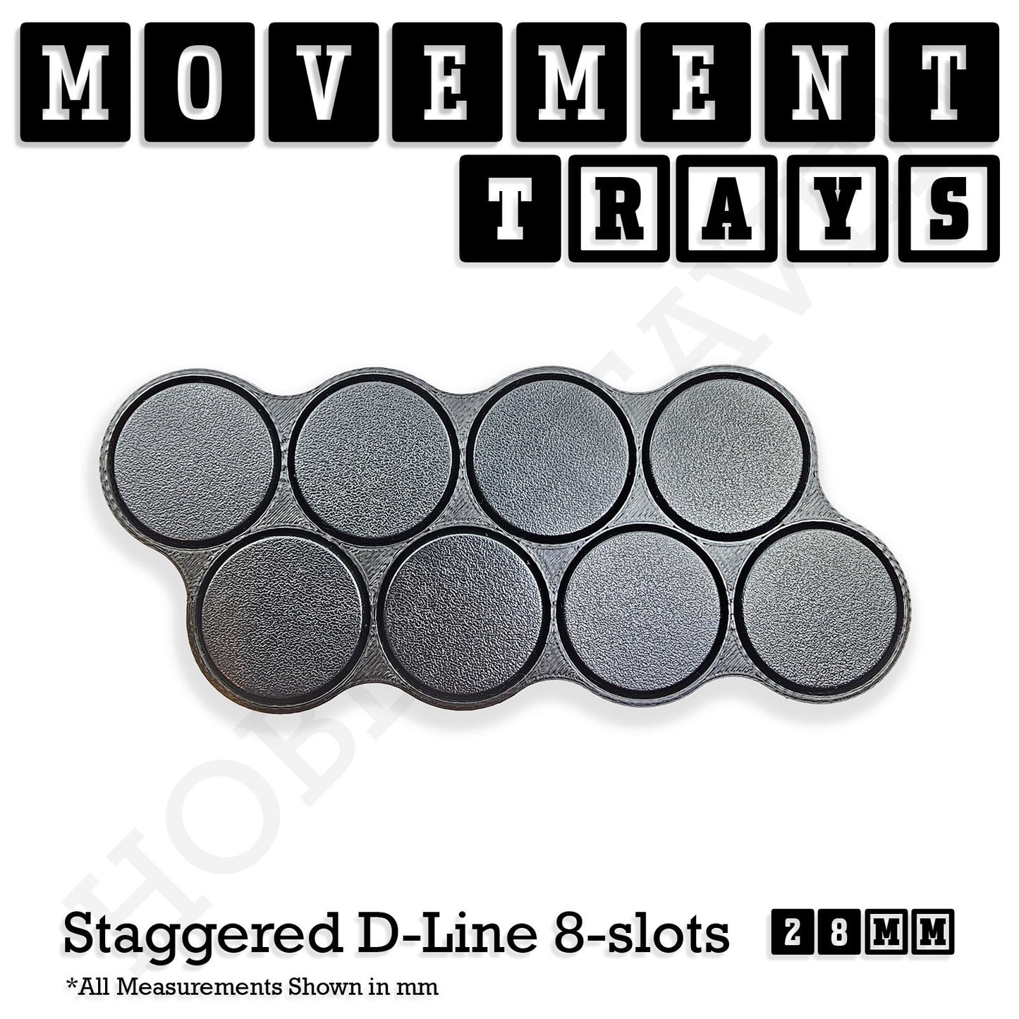 28mm Movement Trays for Tabletop Games | Wargaming | Full Range