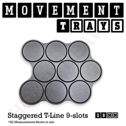 28mm Movement Trays for Tabletop Games | Wargaming | Full Range