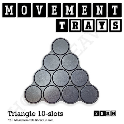28mm Movement Trays for Tabletop Games | Wargaming | Full Range