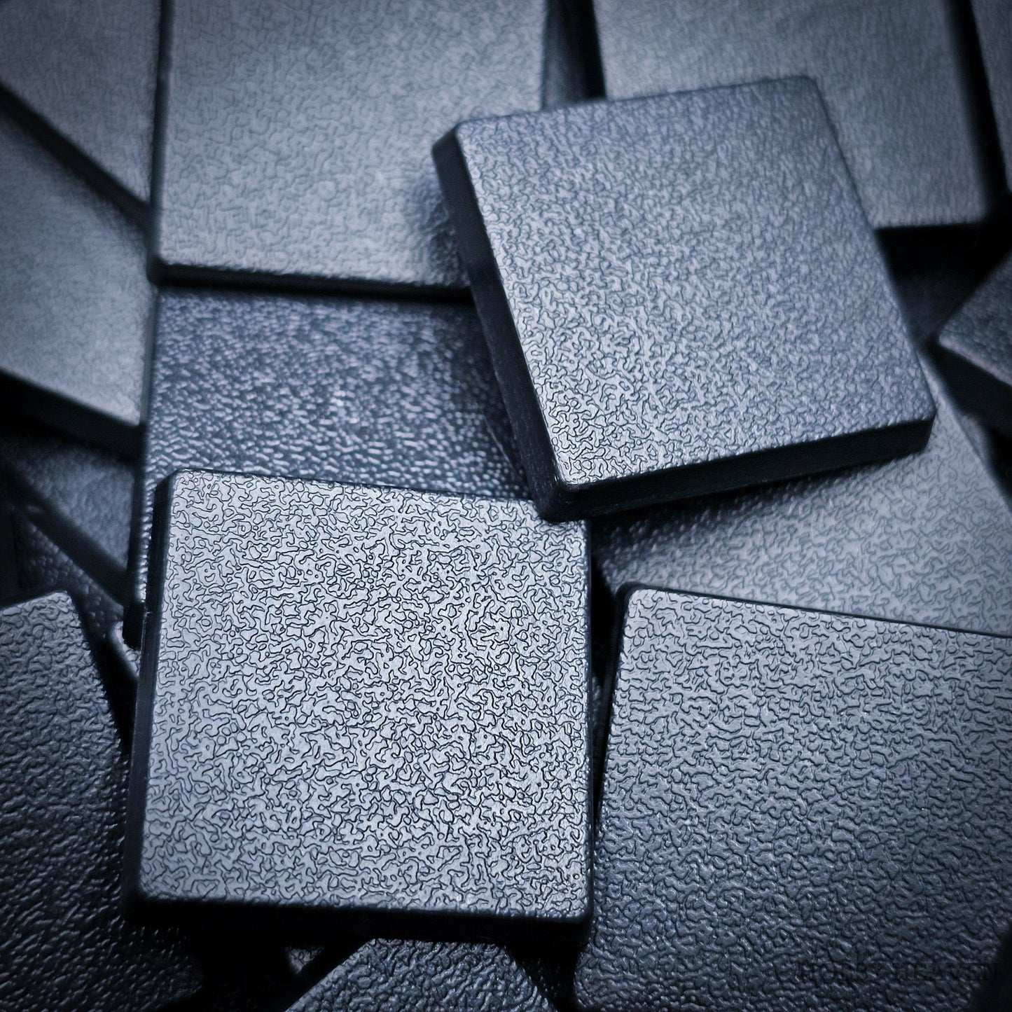 25mm Square Plain Plastic Bases