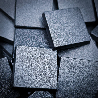 25mm Square Plain Plastic Bases
