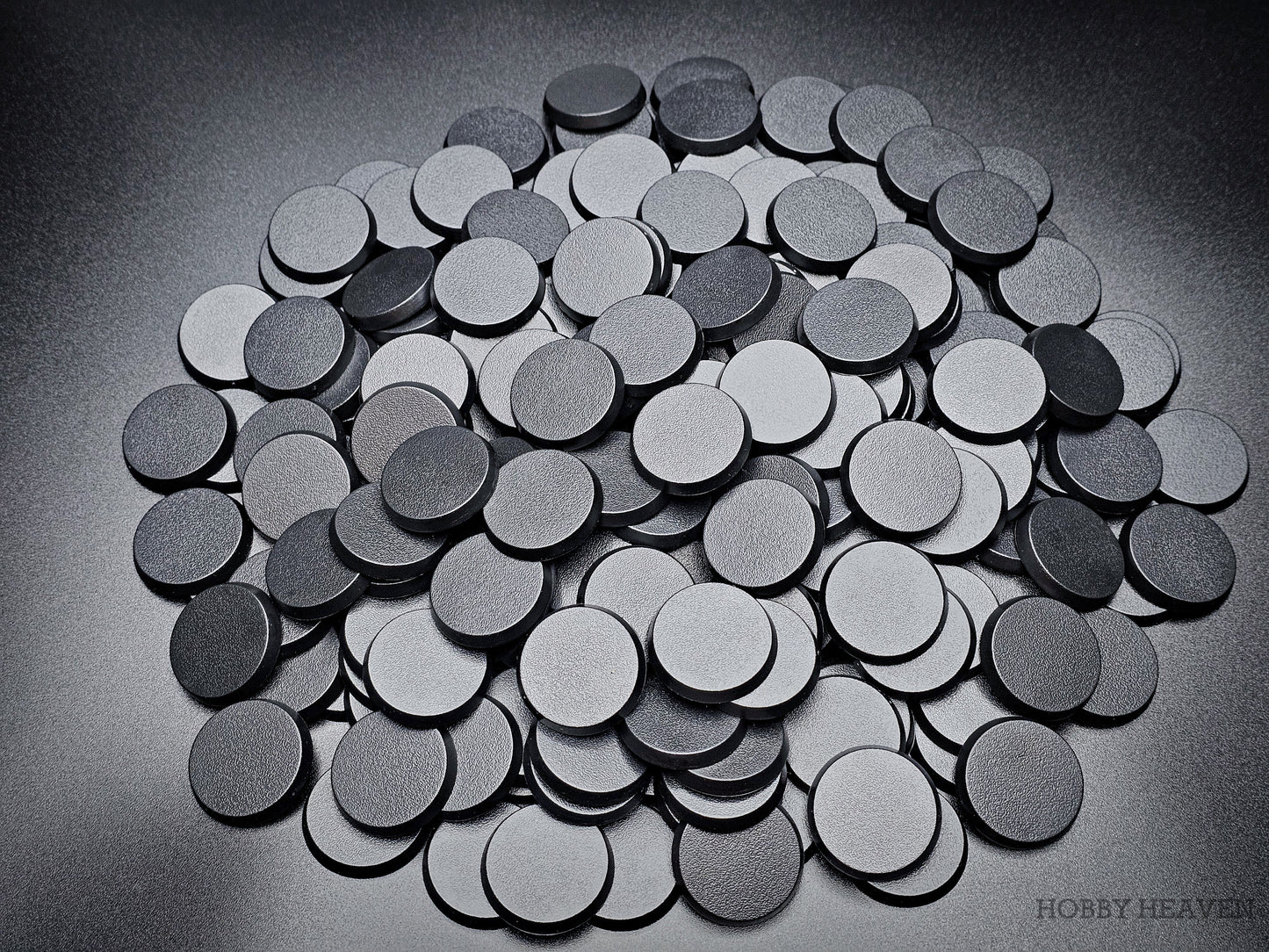 32mm Round Plain Plastic Bases