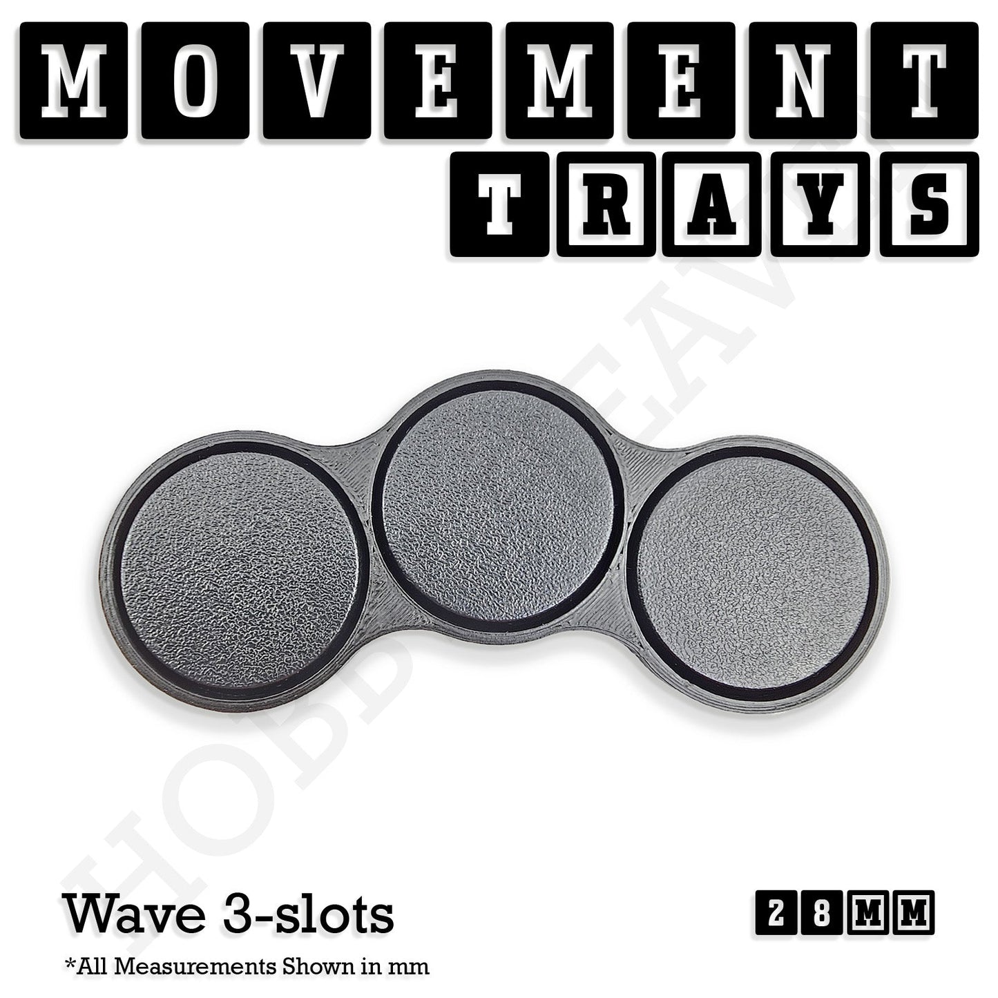 28mm Movement Trays for Tabletop Games | Wargaming | Full Range
