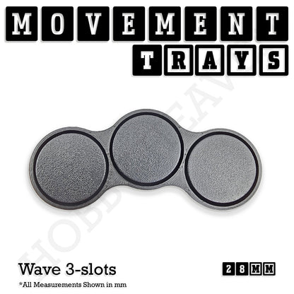 28mm Movement Trays for Tabletop Games | Wargaming | Full Range