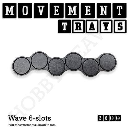 28mm Movement Trays for Tabletop Games | Wargaming | Full Range