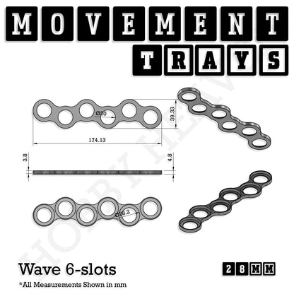 28mm Movement Trays for Tabletop Games | Wargaming | Full Range